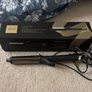 ghd Black and Silver Curling Iron